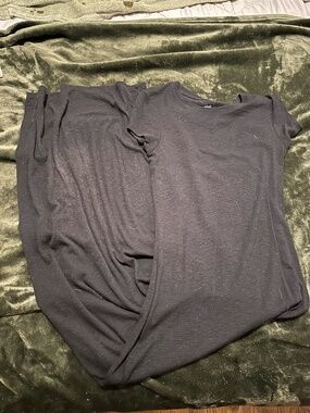 Aerie Short Sleeve Bodycon Maxi Dress